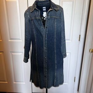 NSF Blue Long Sleeve Dress